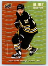 2023-24 UPPER DECK ALLURE #CF12 JAMES VAN RIEMSDYK COLOR FLOW ORANGE-YELLOW