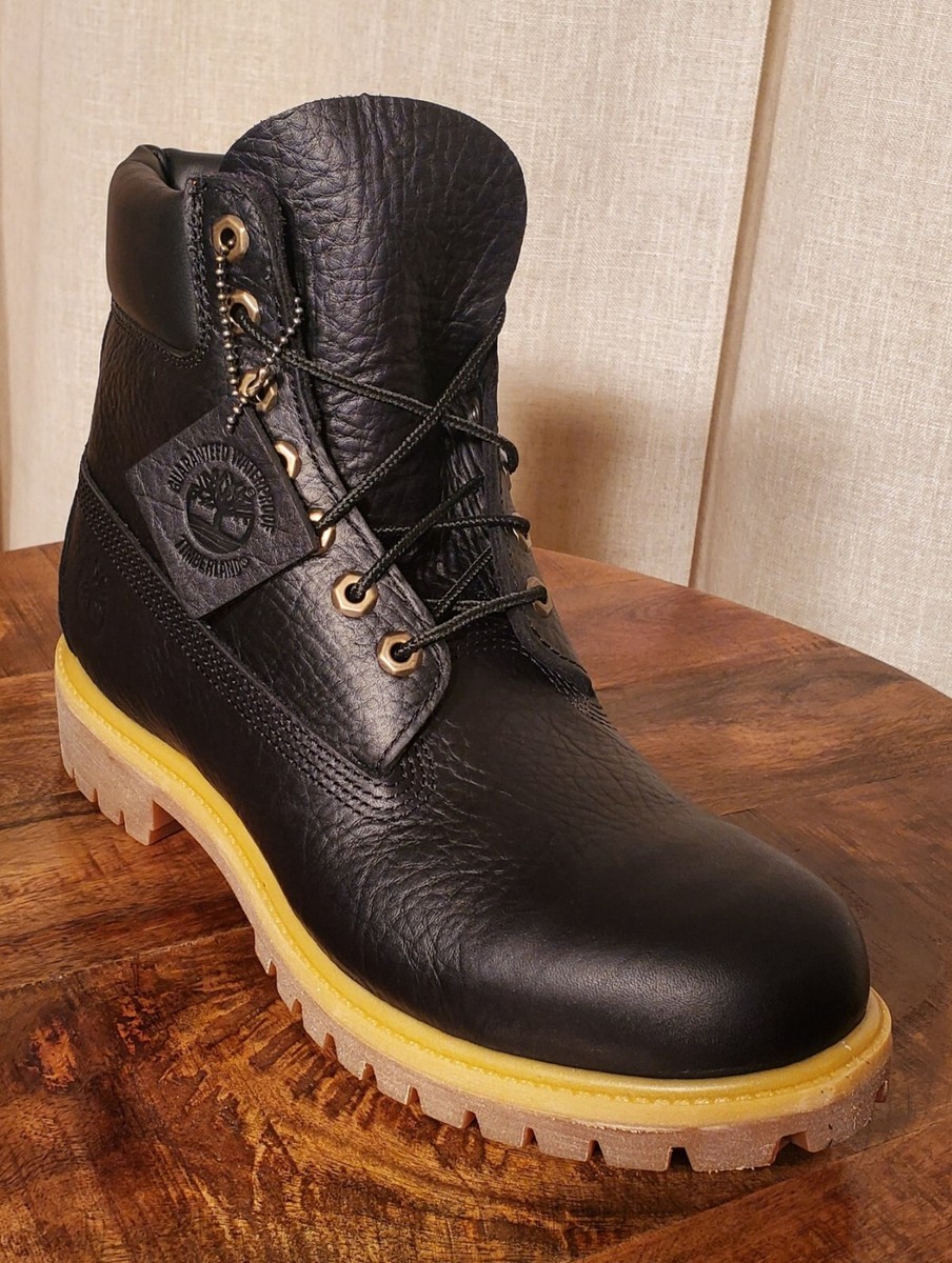 NIB Men's Timberland Premium 6 inch Boot Black A2GFR Full Grain | eBay