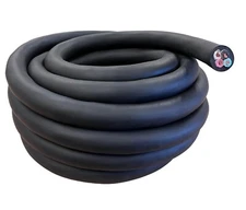 WindyNation 8/4 8 Gauge 4 Conductor SOOW SO Cable Cord 600V Portable Power Wire