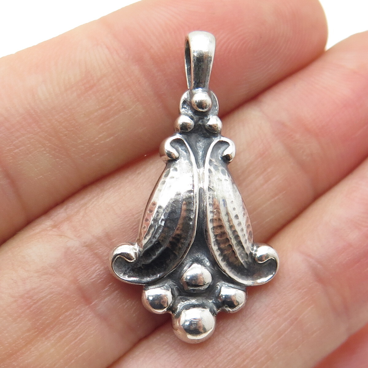 GEORG JENSEN 925S Sterling Silver Vintage 1993 Denmark Bluebell 