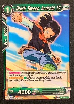 Quick Sweep Android 17 BT9-045 C - Grün - Dragonball Super TCG