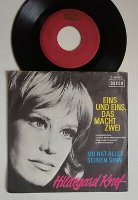 Hildegard Knef: Eins Und Eins, Das Macht Zwei / So Hat 7'' 45T Decca D 19472