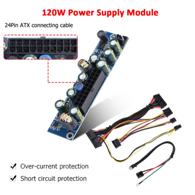 12V 120W 24Pin ATX Switch PSU For HTPC POS Mini ITX High Power Supply Module GB