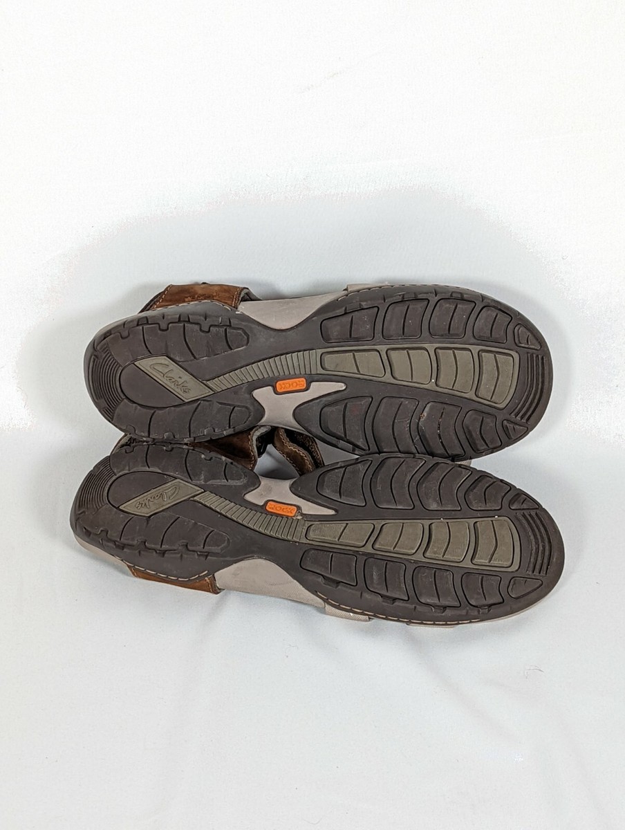Clarks Mens ROCK Leather AdJ. Sandal 12M s-l400.jpg main image 4