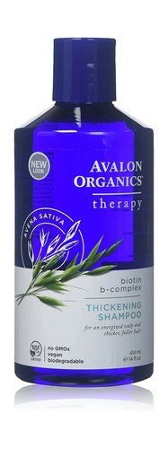 Avalon Organics Biotin B-Komplex Verdickungsshampoo pflanzliche Formel 14 Unzen - Bild 1 von 6