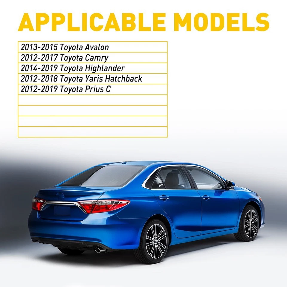 Conjunto de matrícula LED blanco X2 2012-2017 para Toyota Camry Foto 2 de 4