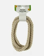 Nautical Rope decorative White, 6.8 feet