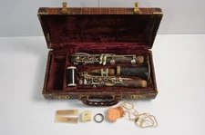 Vintage Clarinet Henri Martinique Paris with Case Parts or Repair