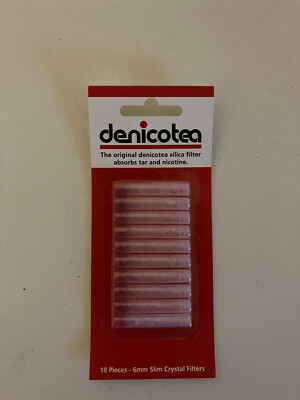 Denicotea Filter 10er Set Slim Crystal Filters 6mm