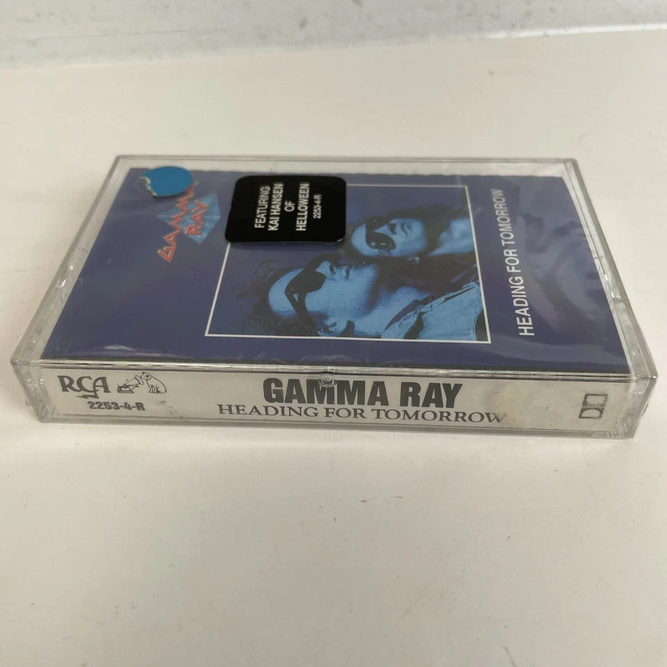 Gamma Ray Heading for Tomorrow Cassette Sealed Hype Sticker Metal Helloween - Image 4 of 4