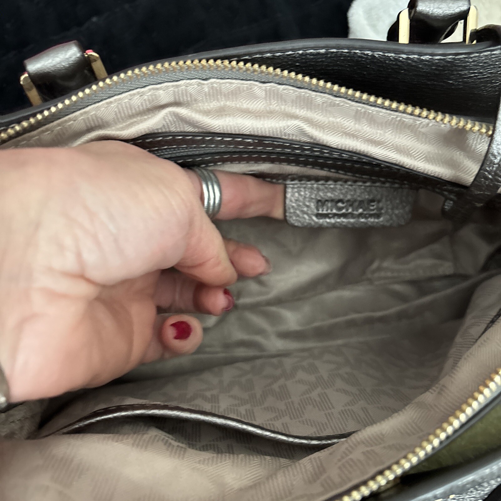 MICHAEL KORS CAMILLE MEDIUM SATCHEL SHOULDER CROSSBODY LEATHER BAG