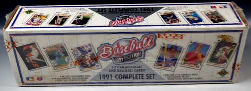 1991 UPPER DECK MLB BASEBALL UFFICIALE SIGILLATO 800 CARDS BOX SET COMPLETO NUOVO CON SCATOLA - Foto 1 di 7