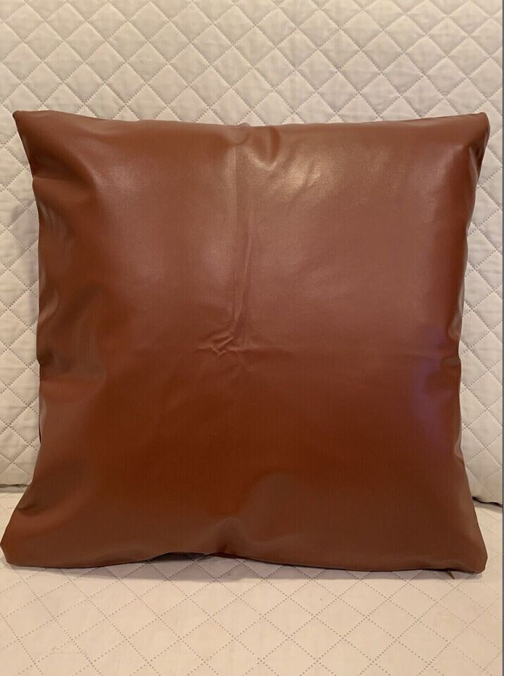 Genuine Leather Pillow Cover Real Leather Soft Cushion Cover