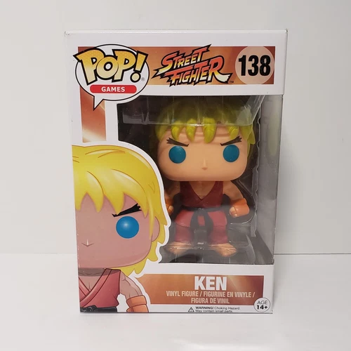 Funko Pop Games: Street Fighter Ken #138 Vinyl Figure