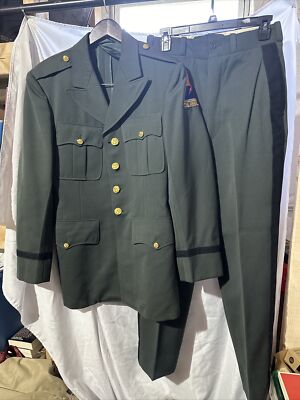us army dress green jacket VINTAGE