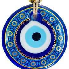 Evil Eye Wall Hanging Handmade Glass Home Decor Large Ornaments