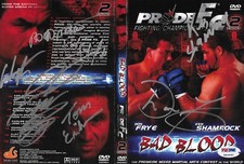 Ken Shamrock Don Frye Enson Inoue Big Nogueira + Signed Pride 19 DVD PSA/DNA UFC