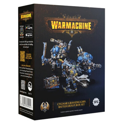 Steamforged Games Warmachine Cygnar Gravediggers Battlegroup Box CGN209
