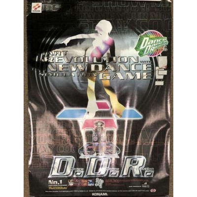 KONAMI Dance Dance Revolution Poster Signed | eBay