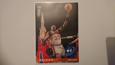 Upper Deck Karte 1995-96 Patrick Ewing Scouting Report Französisch