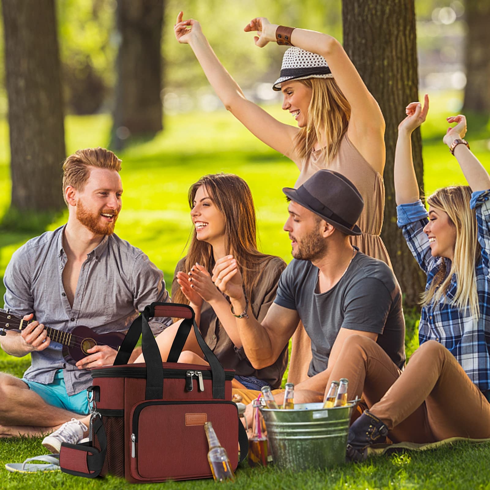 Lunch Bags for Women/Men Insulated Lunch Bag for Work Office Picnic - Large L...