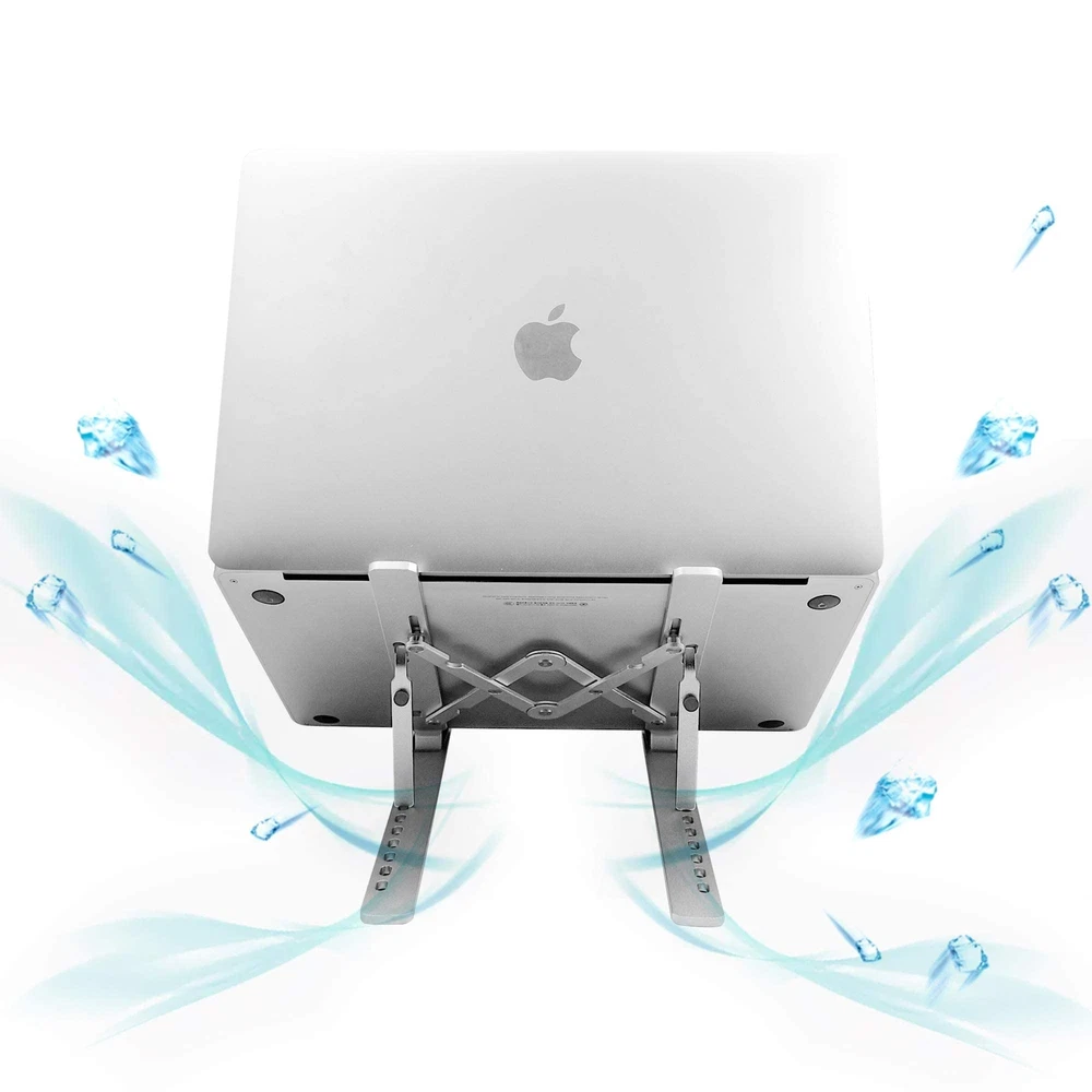 Adjustable Aluminum Laptop Stand Foldable Portable Holder for Better Ergonomics and Upgrade Ant  