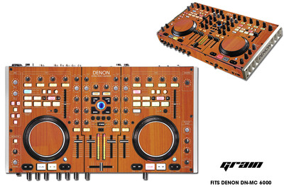 Skin Decal Wrap Denon DN MC 6000 DJ Controller Interface Pro Audio Sticker GRAIN