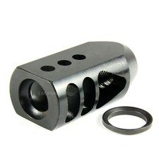 Carbon Steel 5/8x32 Competition Grade Tanker Muzzle Brake for .458 Socom
