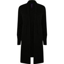 Ladies Women Henbury Longline Open Cardigan