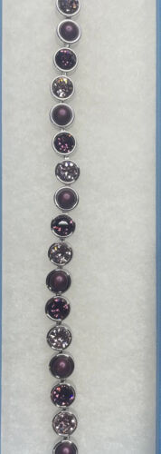 💎Bracciale Cristallo Touchstone 7 1/4” Rodio Multicolore Nuovo Condizione - Foto 8 di 8
