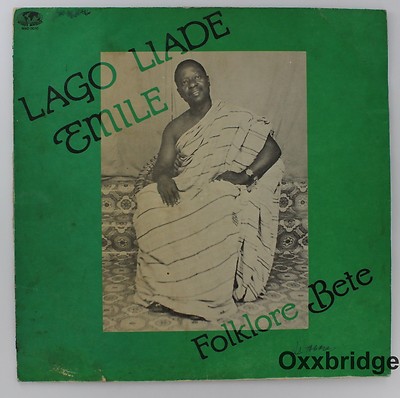 LAGO LIADE EMILE Folklore Bete NEAR MINT VINYL Afro Funk Ivory Coast African LP