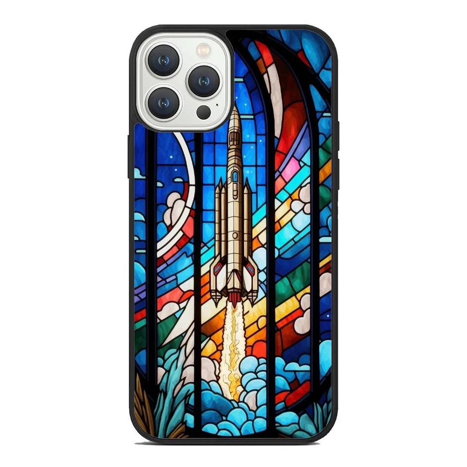 Capa anti-queda foguete desenho animado engraçado Pro Max mini para iPhone 11 12 13 14 15 - Imagem 3 de 4