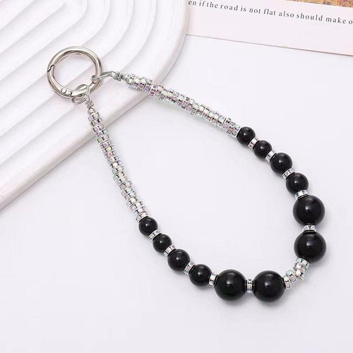 Bling-Perlen-Handgelenkkette, Telefon-Lanyard, kurzer Telefongurt New P3 - Photo 11 sur 16