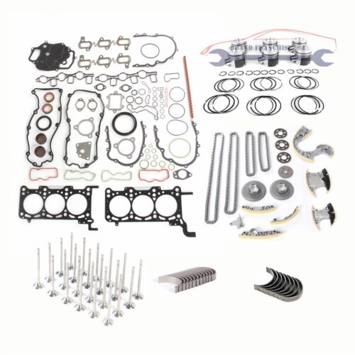 3.0TDI Gaskets Rebuilding & Pistons & Timing Chain Kit Fit For VW Touareg AUDI - Picture 2 of 24