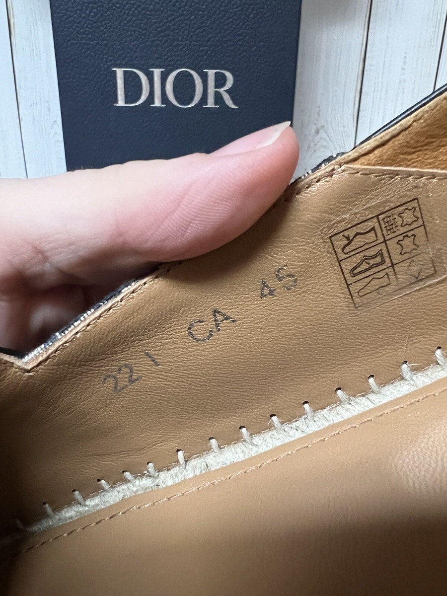 Christian Dior Oblique Monogram Paradise Espadrille Blue/Beige Sz 45 / 12 Christian Dior Oblique Monogram Paradise Espadrille Beige  main image 3
