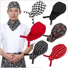 Fashion Chef Hats Catering Baker Waiter Kitchen Cook Caps  Men Women