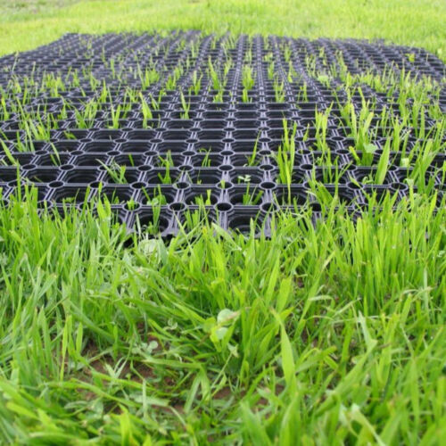 Non Slip Hollow Rubber Mat Heavy Duty Grass Protection Stable Outdoor