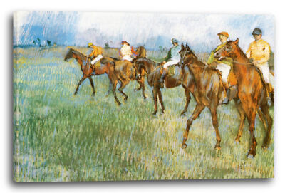 Kunstdruck Edgar Degas - Jockeys im Regen