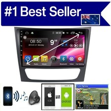 MERCEDES E CLASS 2002-2011 W211  GPS CARPLAY ANDROID AUTO CAM ODB DAB+ TPMS DVR