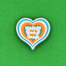 Made in God's Image Christian Religious Shoe Clog Charm Compatible with Croc