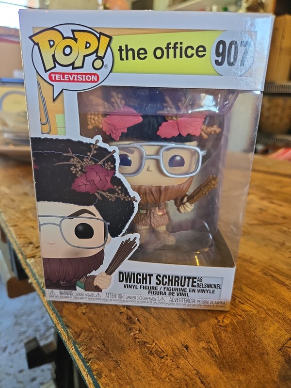 FUNKO POP!  The Office: Dwight Schrute As Belsnickel - 907 Television Read! 