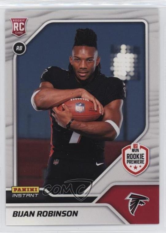 2023 Panini Instant NFL RPS First Look /965 Bijan Robinson #4 Rookie RC 3hd