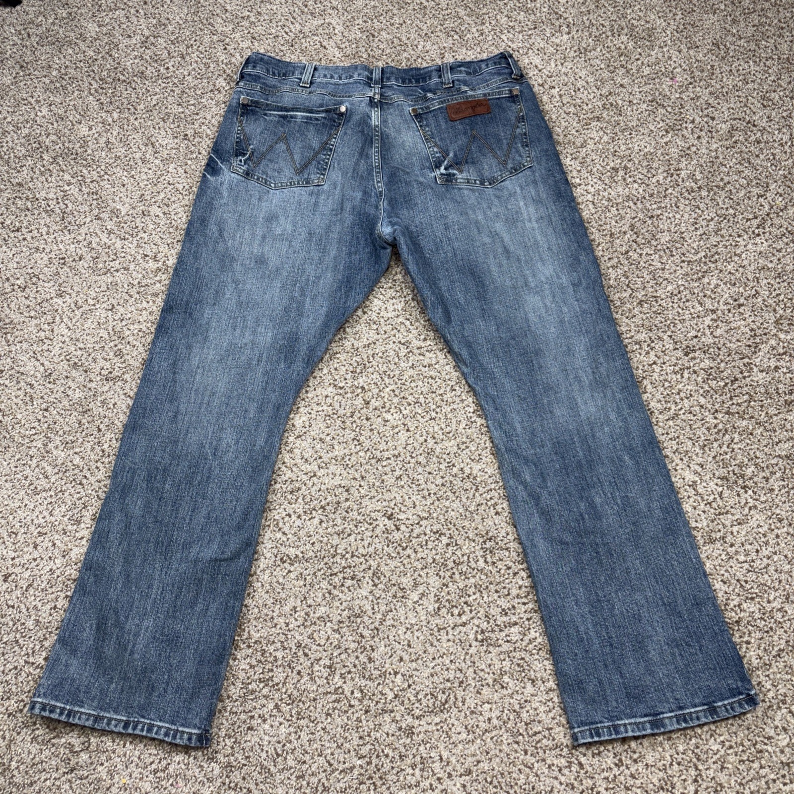 Wrangler Retro Jeans Men's 38x32 Blue Slim Boot Stretch Cowboy Fits 37 X 30 - View 13