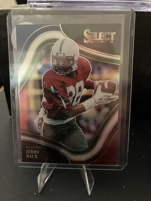 JERRY RICE 2022 SELECT DRAFT FIELD LEVEL TRI-COLOR PRIZM /199 49ERS GOAT