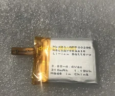 APP00296 NEW Original Rechargeable Battery For APack 1ICP4/24/28 310mAh 3.8V