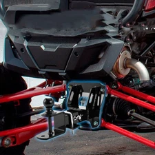 WEISEN UTV Rear 2" Receiver Hitch w/3-in-1 Ball Mount For Honda Talon 1000R/X/4