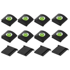 Camera Level Hot Shoe Cover Universal Camera Hot Shoe Cover Cap, Black 12pcs