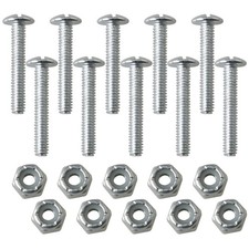Foosball Table Hardware Accessories 10 PCS Player Screw Nut Set