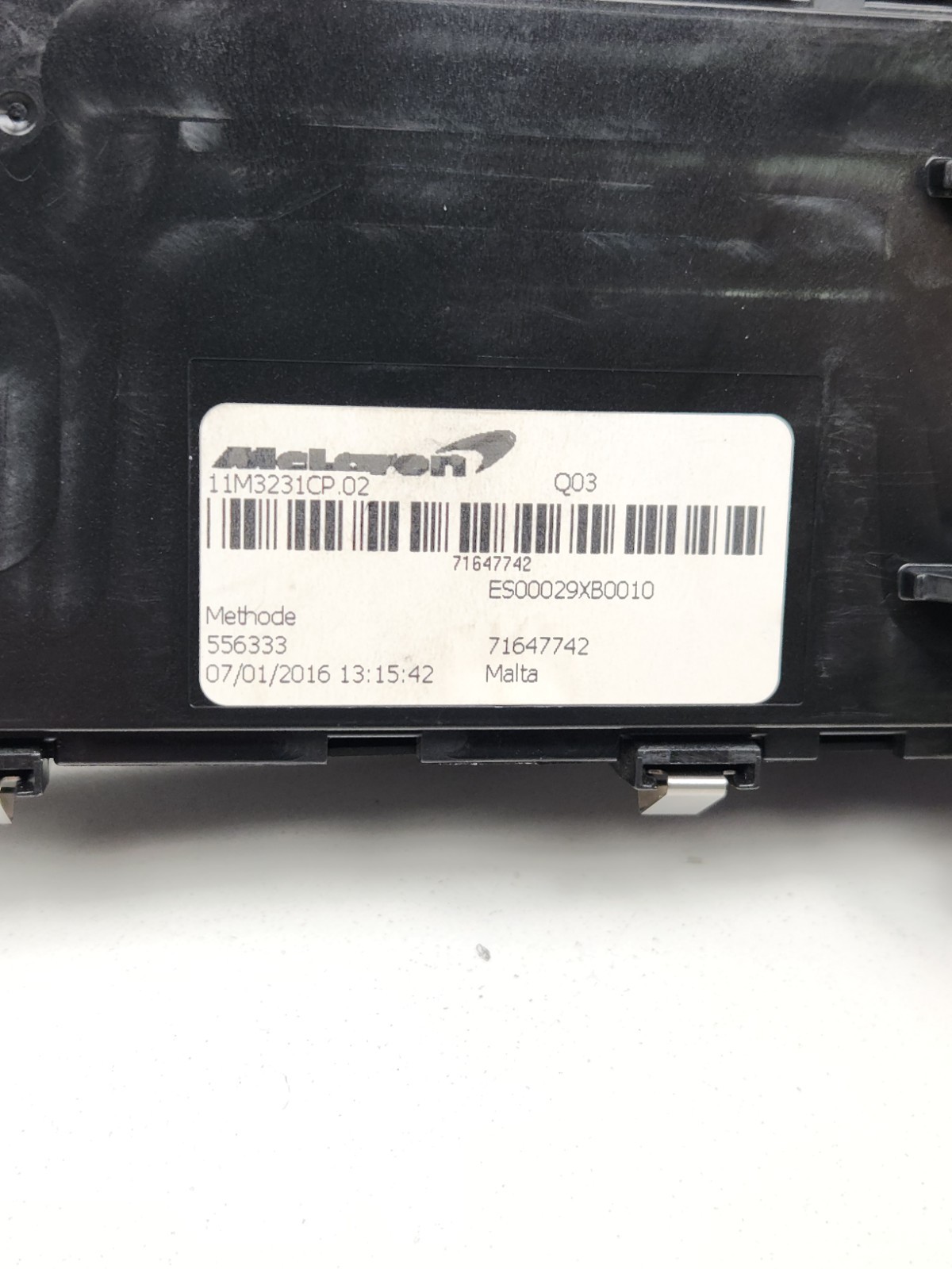 2012-14 MCLAREN MP4-12C LEFT DOOR AC HVAC HEATER CLIMATE CONTROL SWITCH KNOB OEM