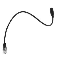 3.5mm Jack Smartphone Headset Adapter Cable Converter To RJ9 Plug Cord 31cm